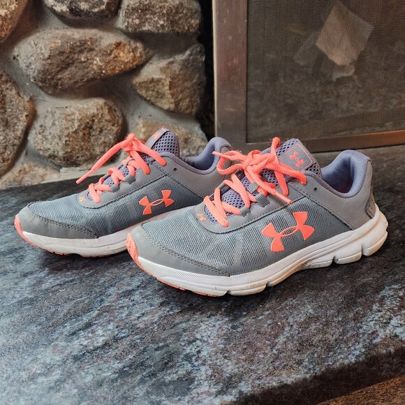 Under Armour Girls Rave Running Sneakers Size 5 - Picture 7 of 15